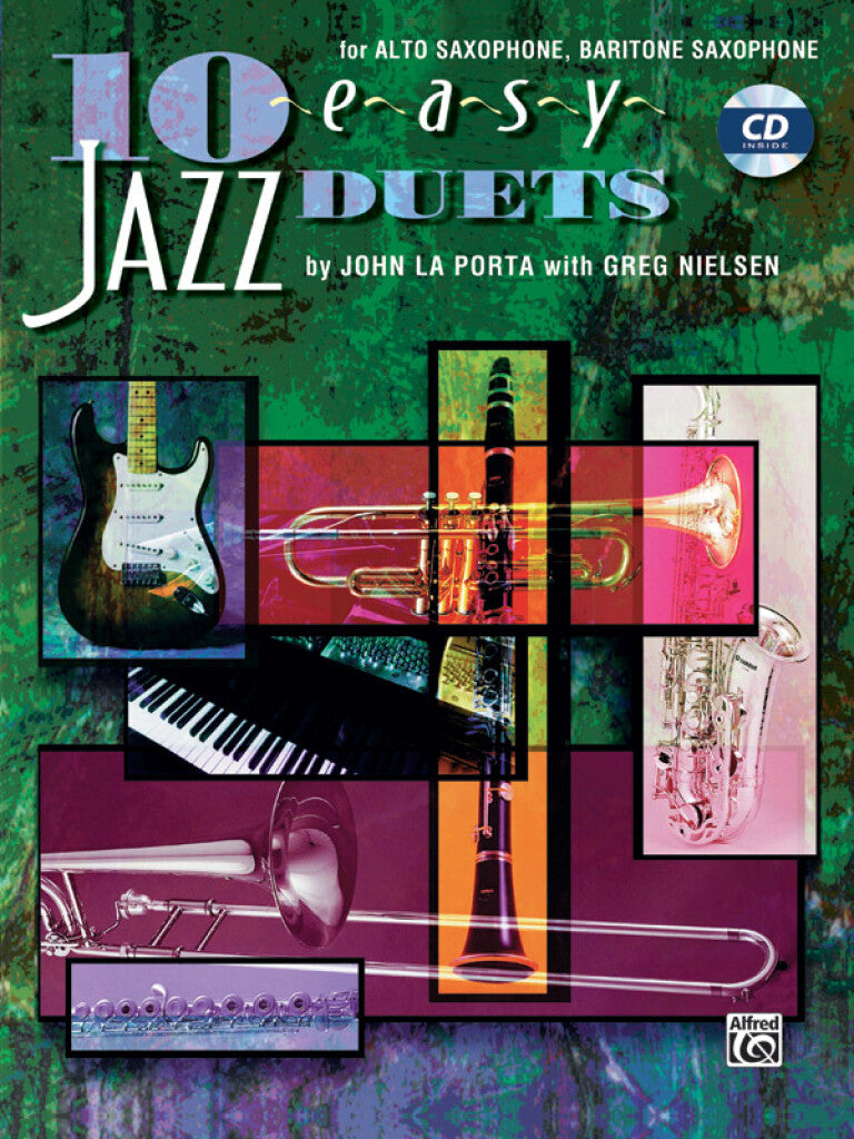 10 Easy Jazz Duets Alto Sax+CD La Porta