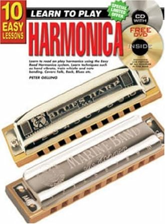 10 Easy Lessons Harmonica +CD+DVD