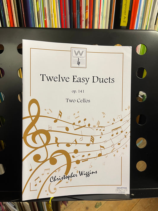 12 Easy Duets Op.141 two cellos Wiggins
