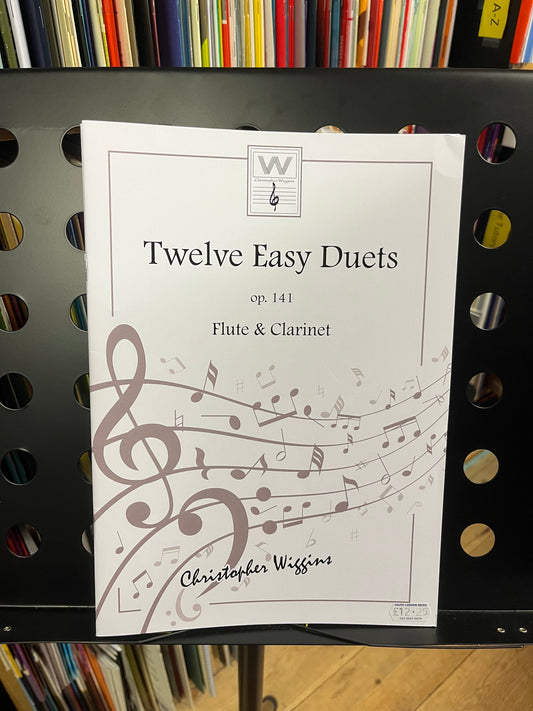 12 Easy Duets op.141 Flute + Clarinet Wi