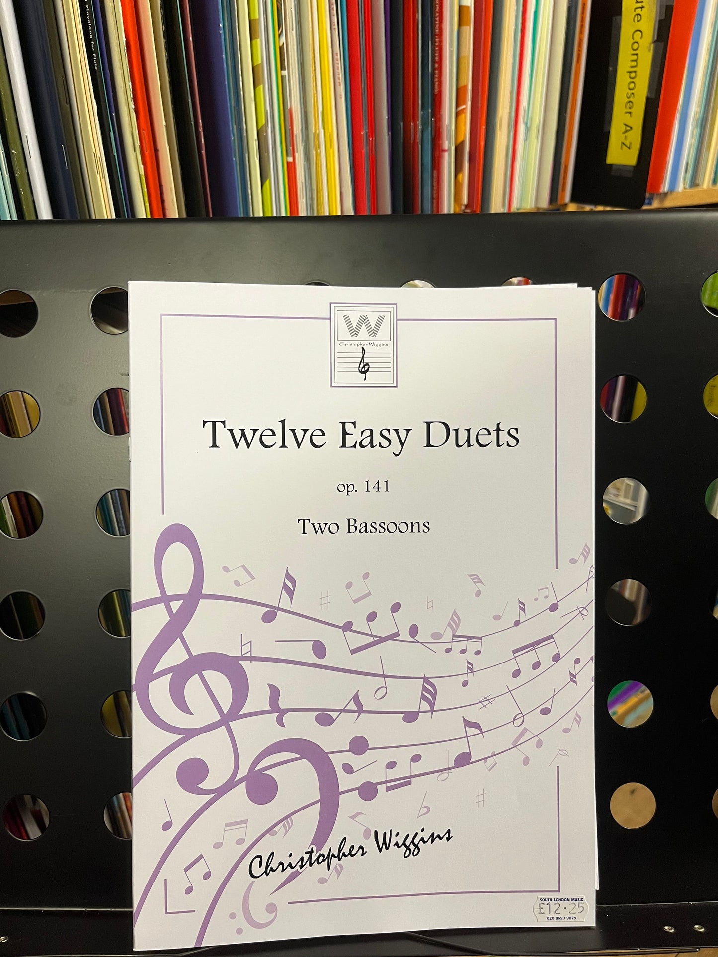 12 Easy Duets op.141 two bassoons Wiggin
