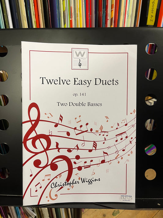 12 Easy Duets op.141 two double basses W