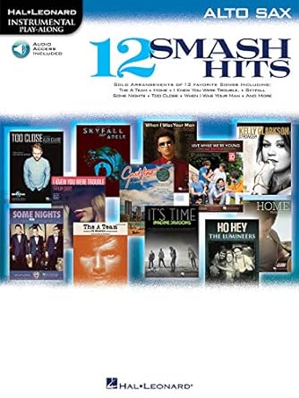 12 Smash Hits Alto Sax Bk+CD HL