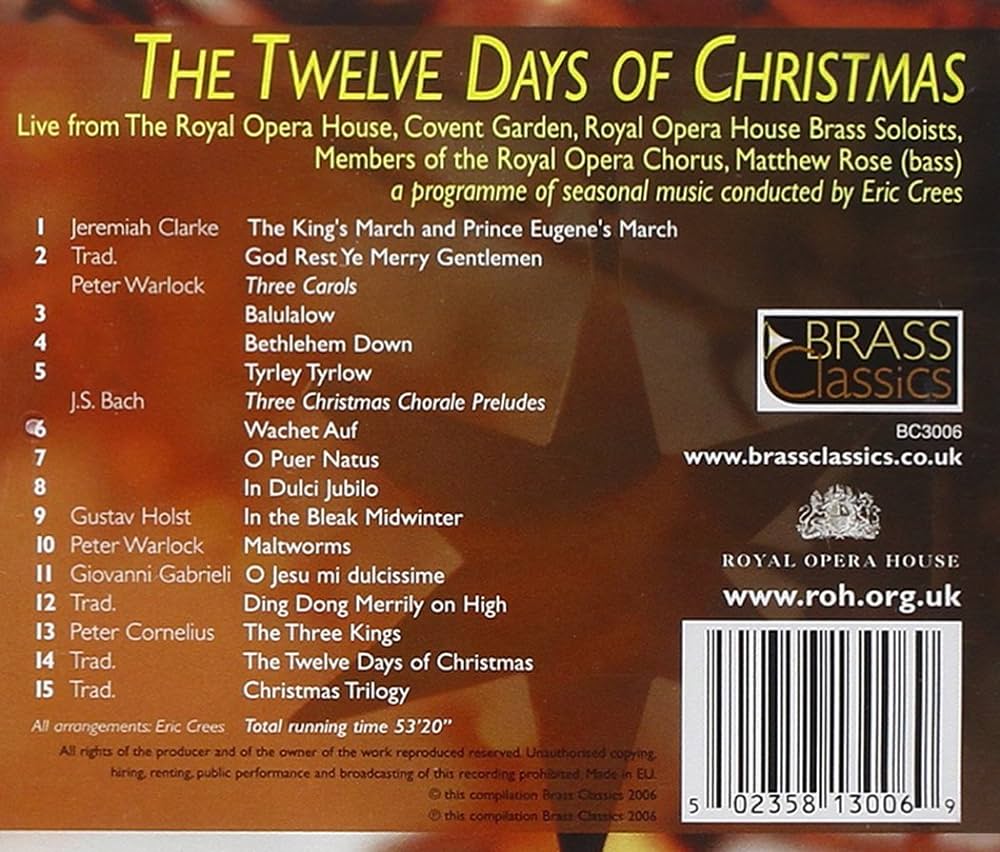12 Days of Christmas CD Live at ROH