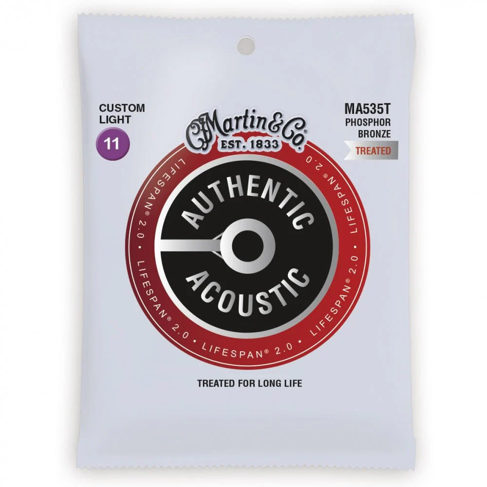 Martin Guitar String Lifespan SP Phos Bronze Xtra