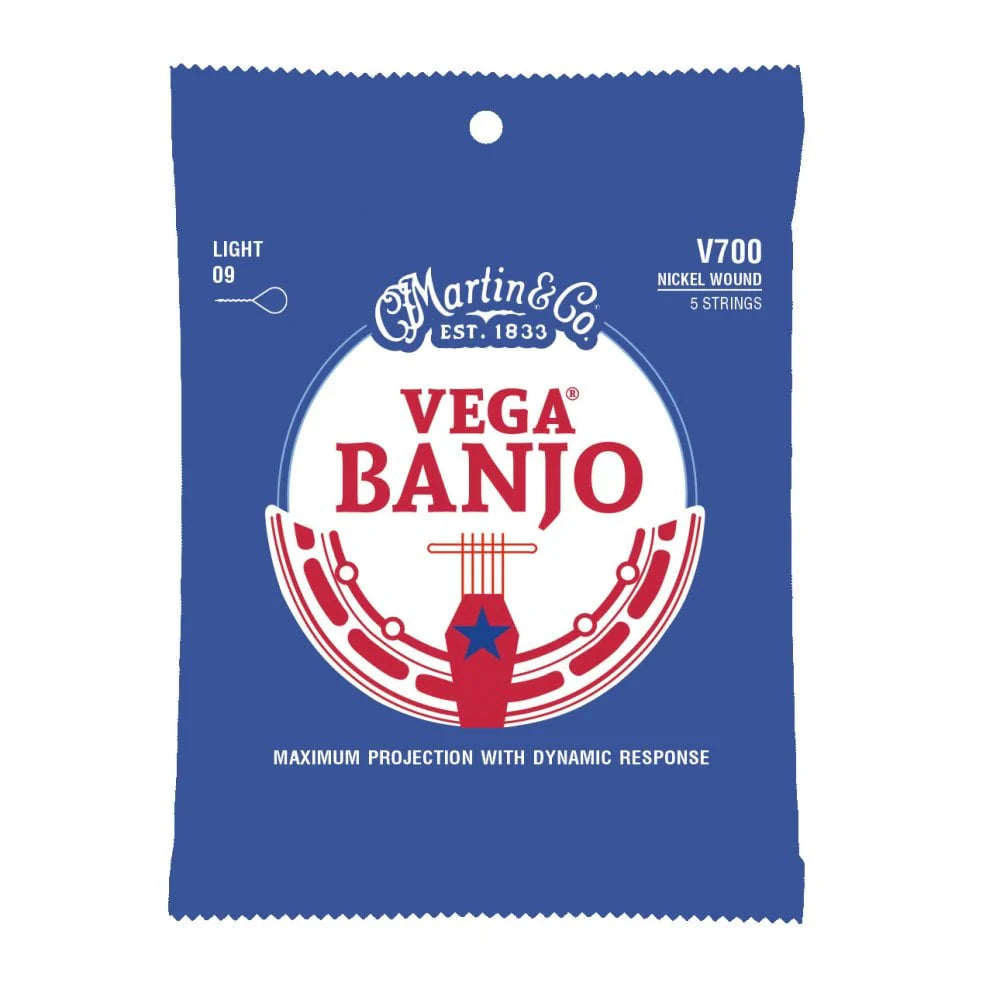 Martin Banjo Vega Nickel Wound V700 009-020