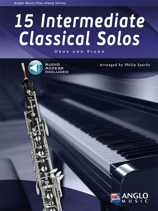 15 Intermediate Classical Solos Oboe&Pn