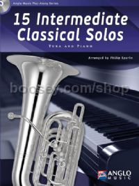 15 Intermediate Classical Solos Tuba+CD