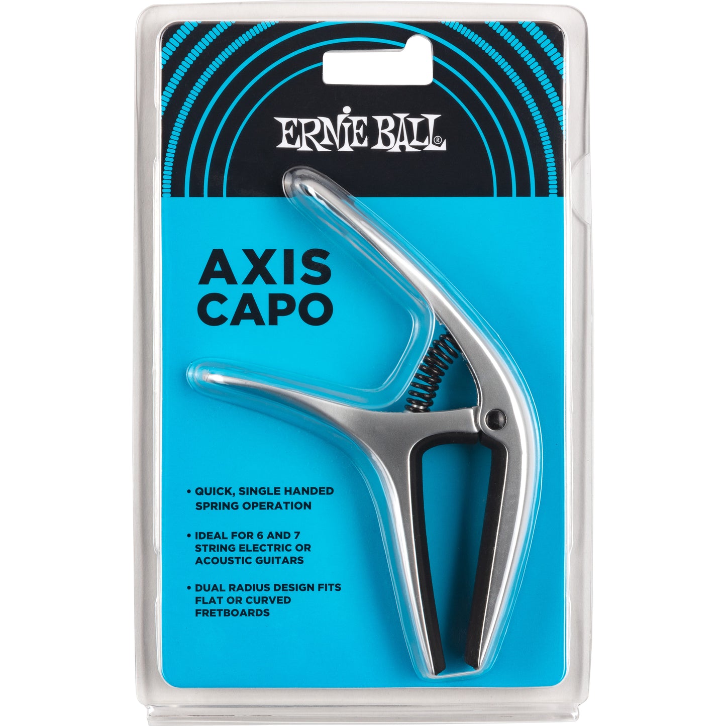 Ernie Ball Axis Capo Silver