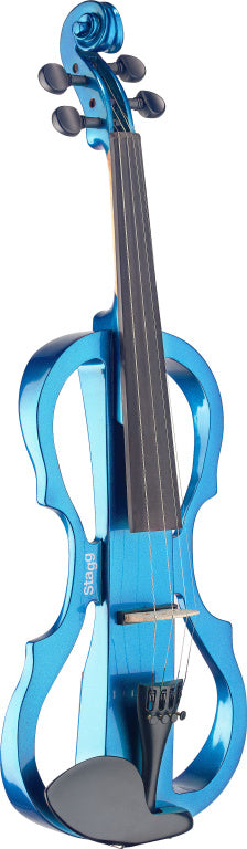 Stagg Electric Violin Metallic Blue EVN-X