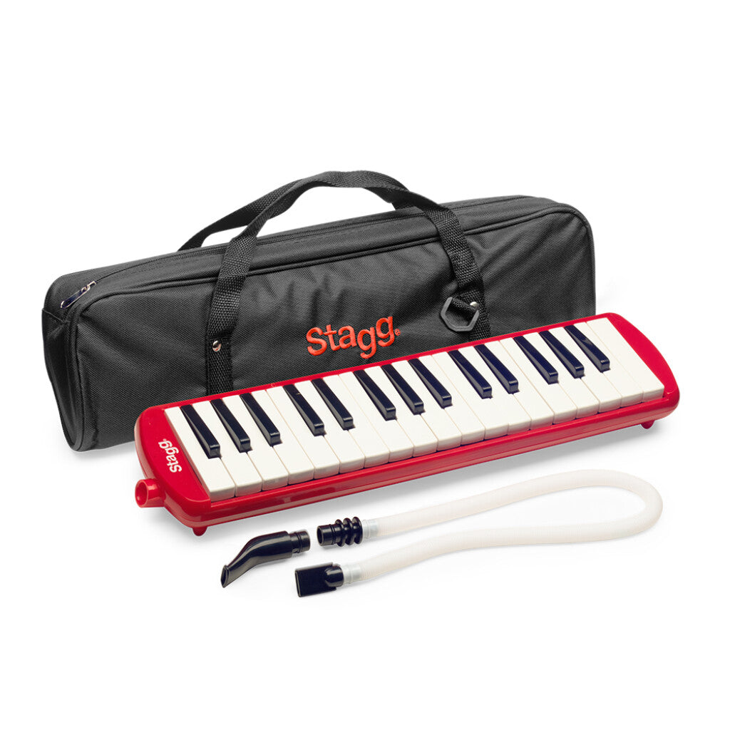 Stagg Melodica 32 Keys Red with Bag