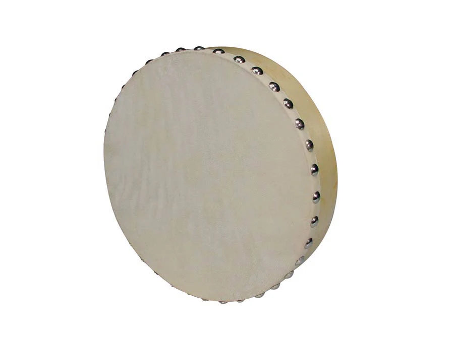 Hand Drum 8" Rawhide Natural Finish Wood Roto