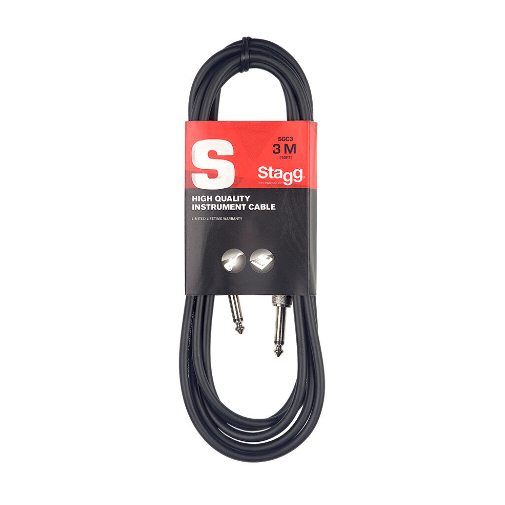 Stagg Instrument Cable 3M/10ft Jack to
