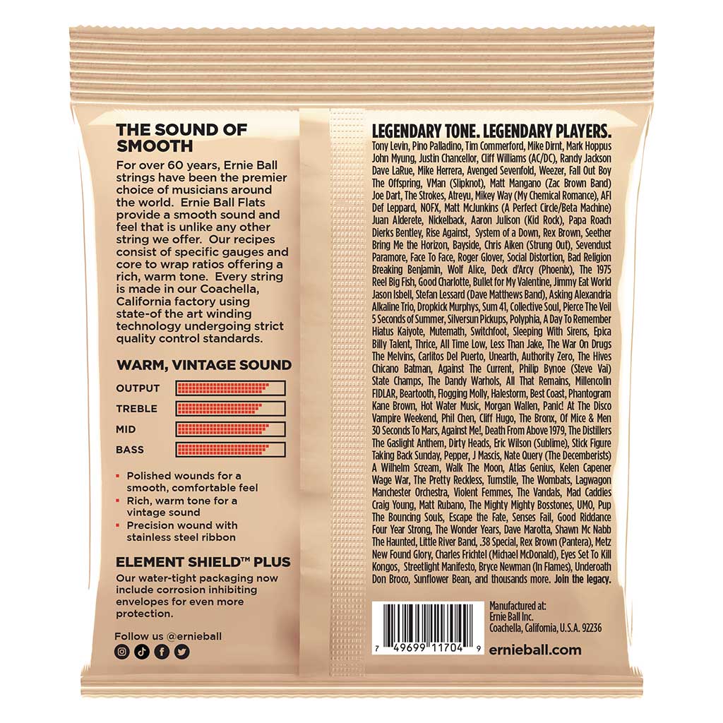 Ernie Ball Flats Bass Group 2.5 45-105