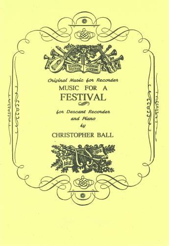 Music for a Festival Descant Recorder