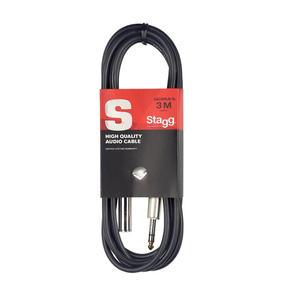 Stagg 3M Stero Jack/Jack Male/Female