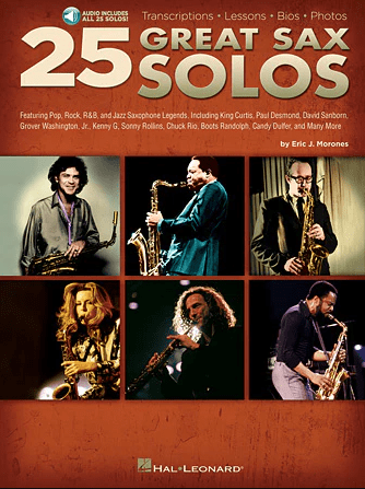 25 Great Sax Solos Bk/CD