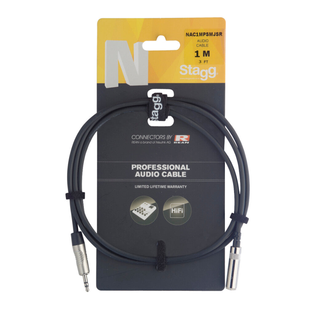 STAGG Prof Audio Cable 10FT NAC3MPSMJSR