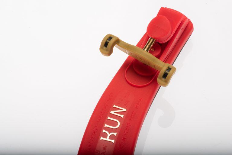 Kun Vln Shoulder Rest 1/4-1/16 Red