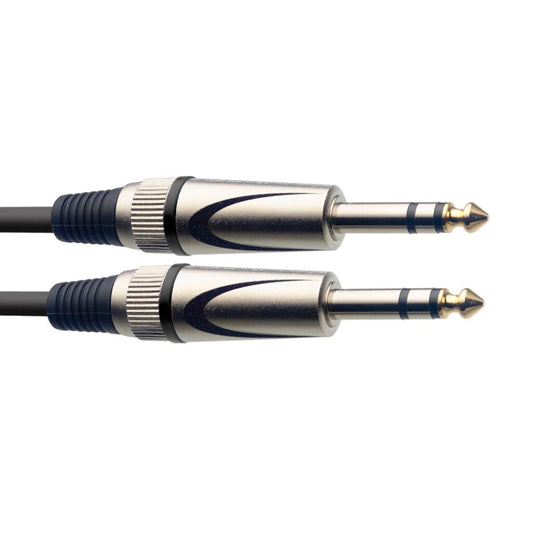 Stagg Audio Cable 1m Jack/Jack Balanced Stereo SAC1PS DL