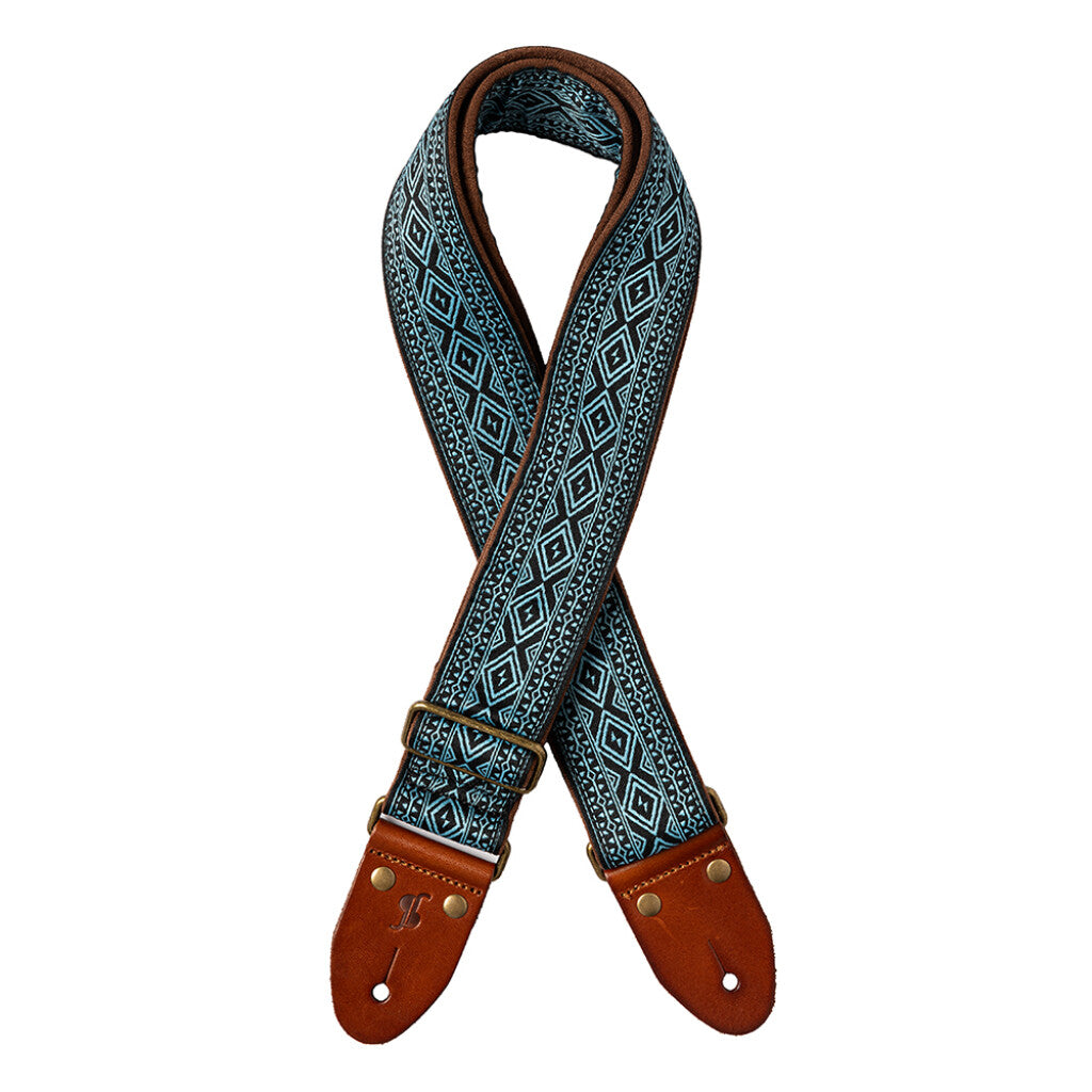 Stagg Guitar Strap Blue Diamond Woven