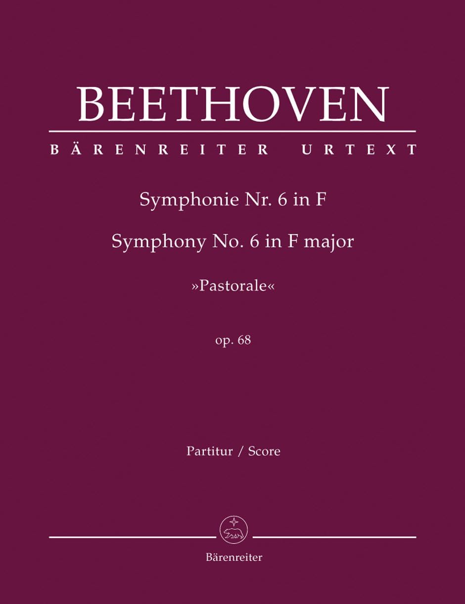 Beethoven Symphony No.6 in F major Op.68 Pastoral Full Score Orchestra