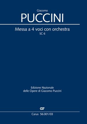 Puccini Messa di Gloria V/S SC6 CARUS arr Schickli