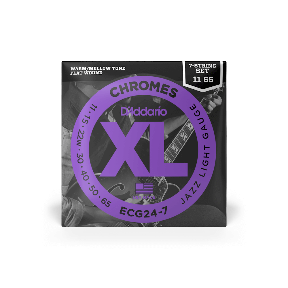 D'Addario ECG24-7 Jazz Light 7String 11-65