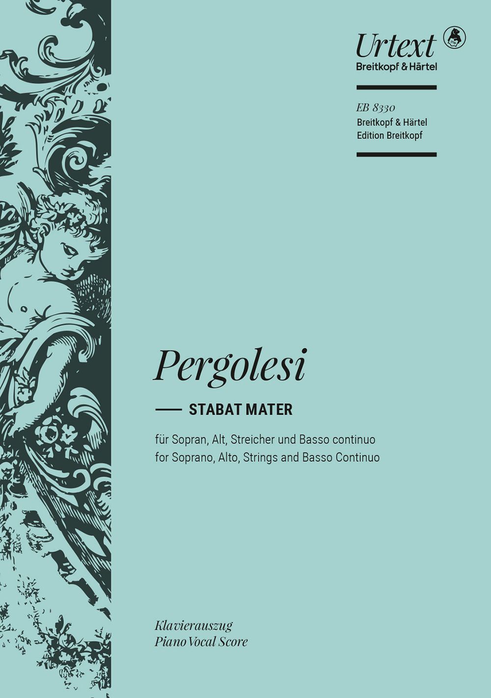 Pergolesi Stabat Mater Vocal Score EB8330