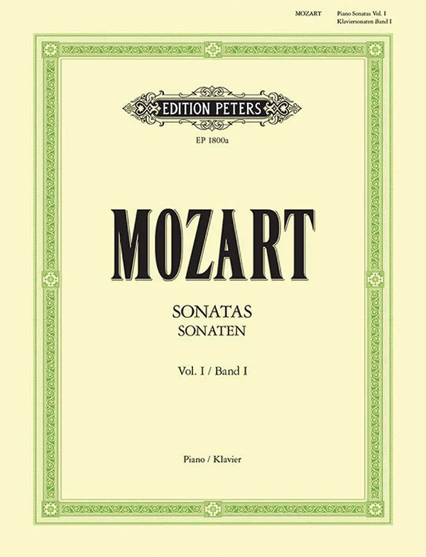 Mozart Piano Sonatas Vol1 Nos1-10 PETERS EP1800A