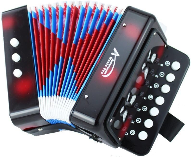 Accordion Mini Melodeon Black
