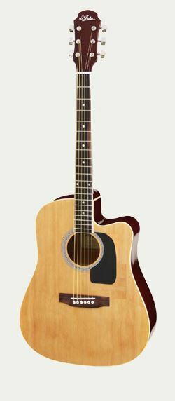 Aria Acoustic Guitar Cutaway Natural TG-1