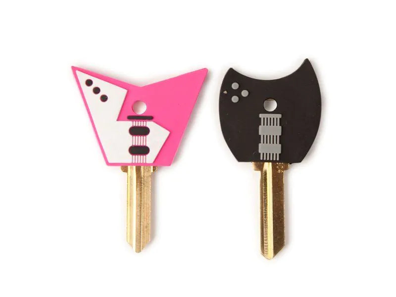 Guitar Vinyl Key Caps 2Pcs