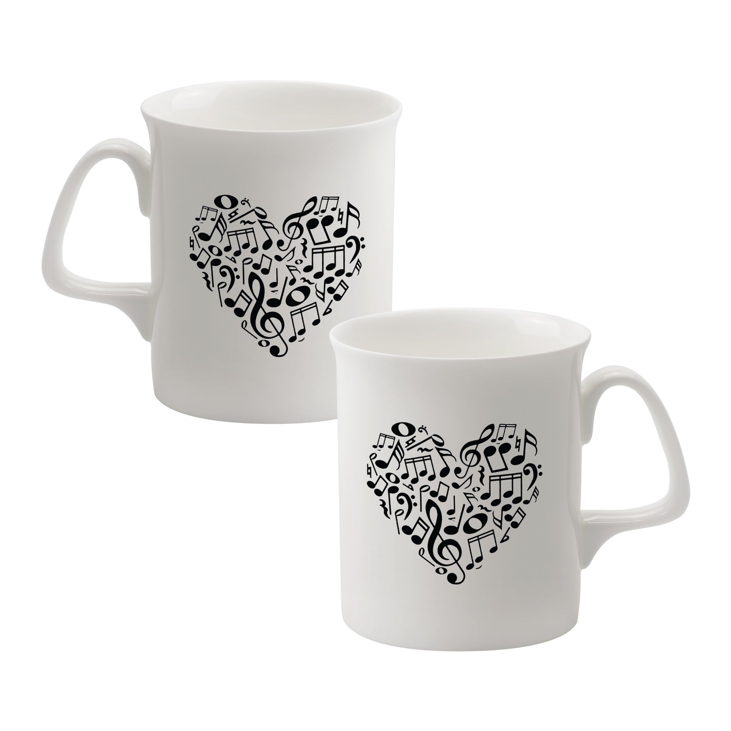 Mug Heart of Notes Bone China MG