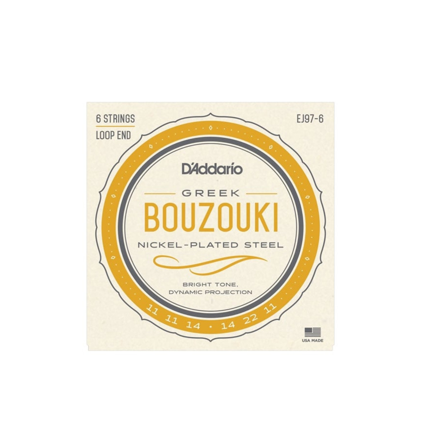 DADD EJ97-6 Bouzouki Set Nickel-Plated