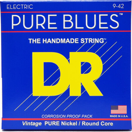 DR Strings Elec Pure Blues Lite 9s