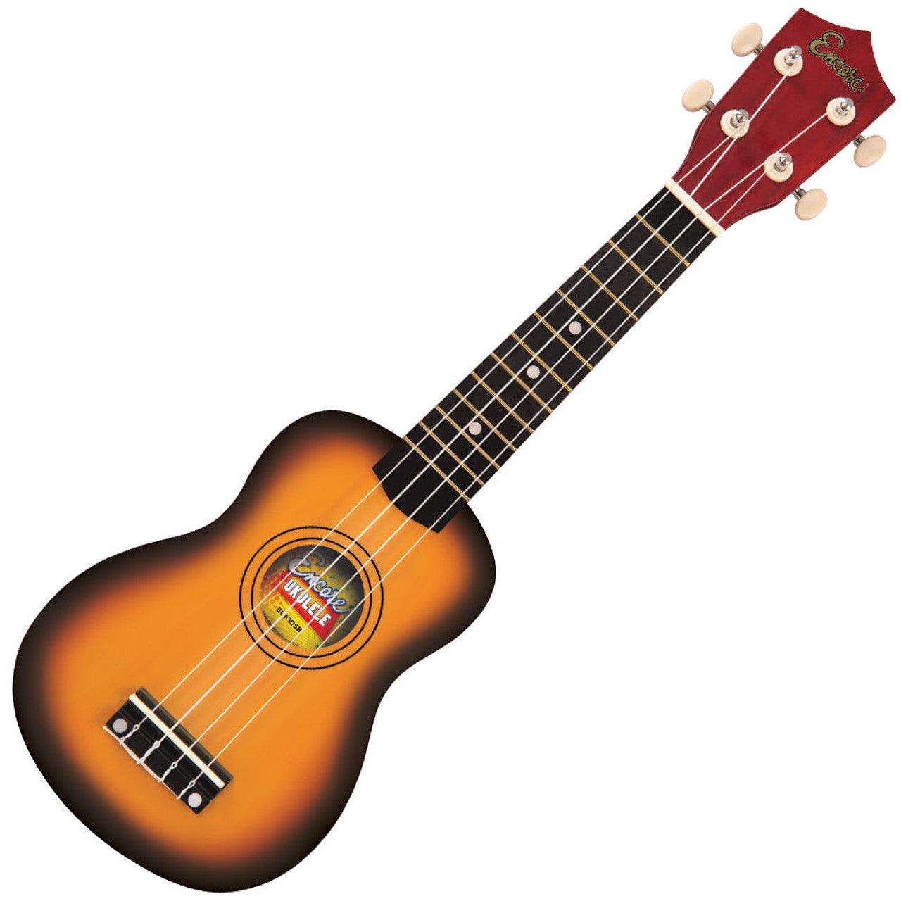 Ukulele Encore Sop Sunburst EUK10SB