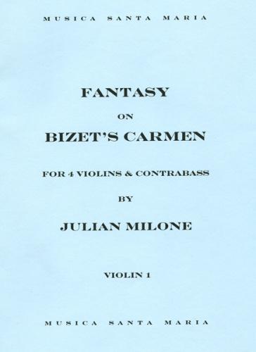 Fantasy on Bizets Carmen 4 Vlns & DB