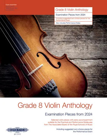 Grade 8 Violin Anthology Edition Peters