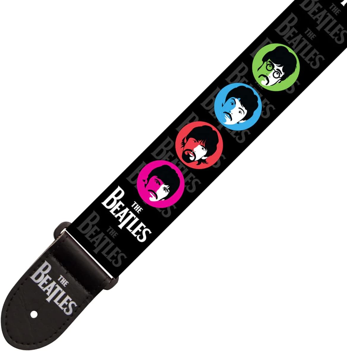 Gtr Strap Beatles Faces BEATGS3