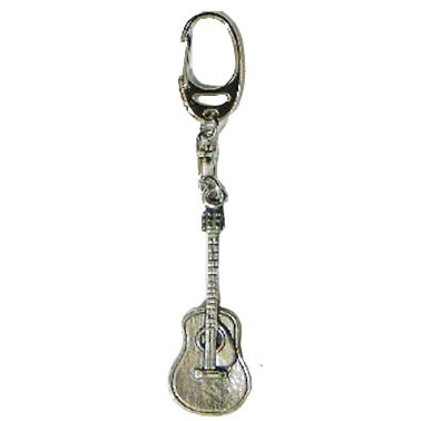 Keyring Pewter Acoustic Gtr
