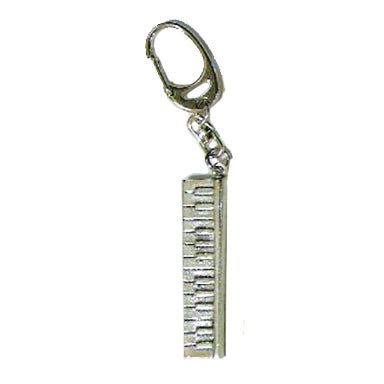 Keyring Pewter Keyboard MG