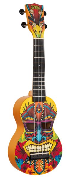 Mahalo Ukulele Soparno Art Tiki