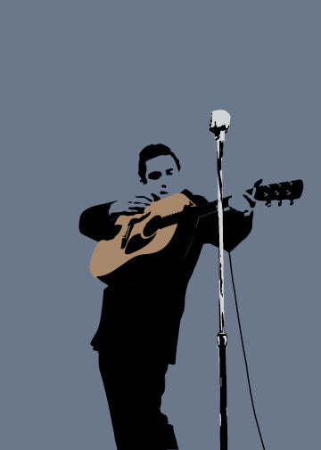 Card Pop Art Johnny Cash