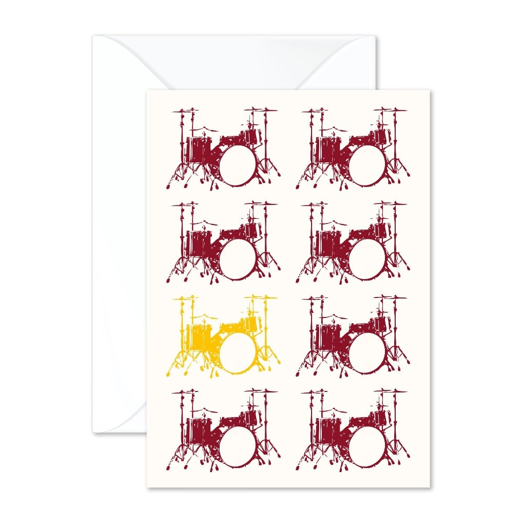 Card Vintage Drums