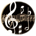 Mugmat Black Music Notes MG MM08