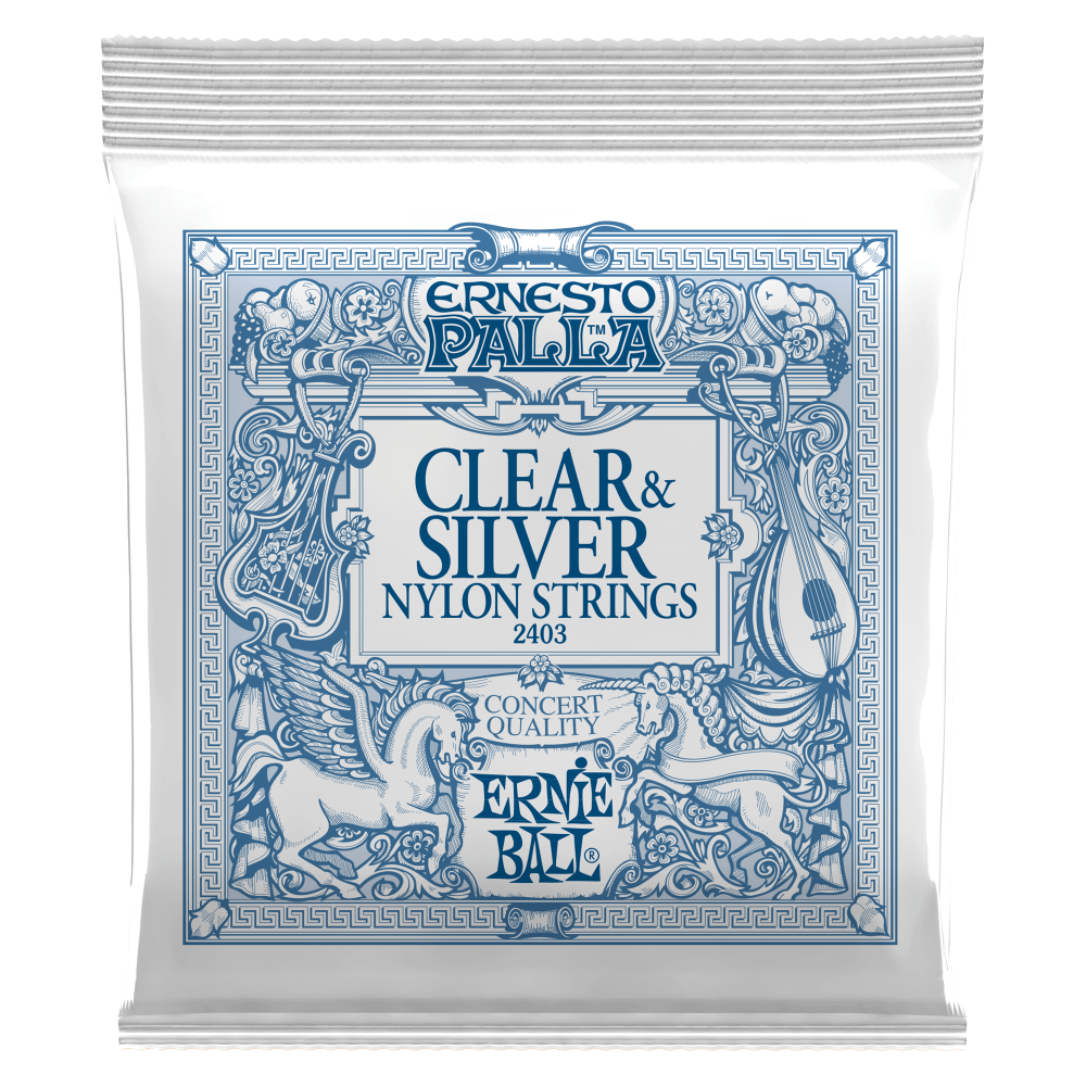 EB EP Nylon Clear & Silver Set Strings Concert Qua