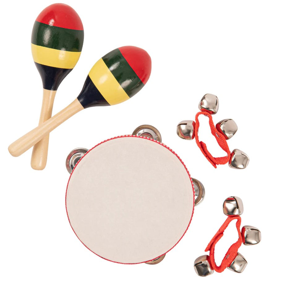 PP Tambourine+Maracas set with bag