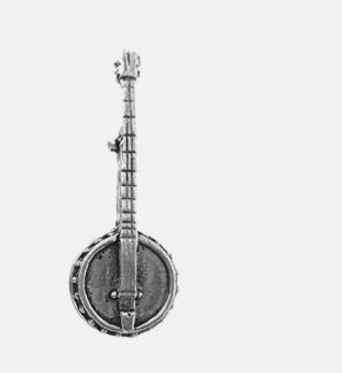 Pewter Badge Banjo MG