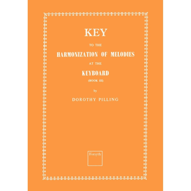 Pilling Key to Harmonisation Bk3 Orange